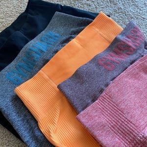 (5) Gymshark Legging Bundle